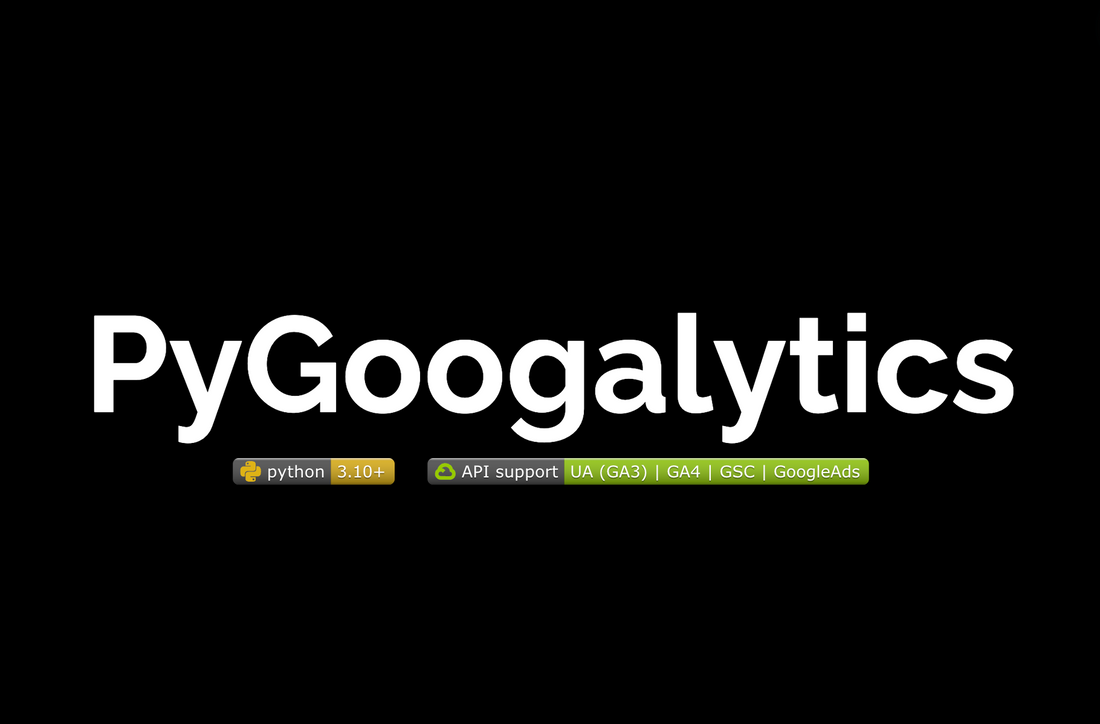 Introducing PyGoogalytics